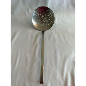 Vintage Sola Stainless Steel Perforated Skimmer Spoon Made in Holland